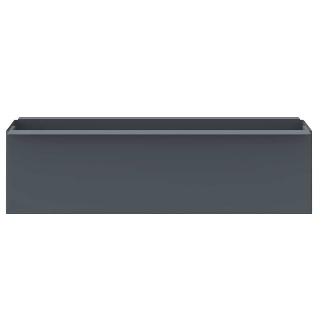 Flower Boxes for Euro Pallets 12 pcs Grey 36x13.5x9.5 cm PP