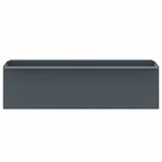 Flower Boxes for Euro Pallets 12 pcs Grey 36x13.5x9.5 cm PP