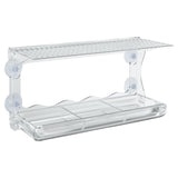 Window Bird Feeders 2 pcs Acrylic 30x12x15 cm - Side View