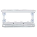 Window Bird Feeders 2 pcs Acrylic 30x12x15 cm - Top-Down View