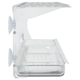 Window Bird Feeders 2 pcs Acrylic 30x12x15 cm - 45-Degree Angle