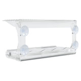 Window Bird Feeders 2 pcs Acrylic 30x12x15 cm - Rear View