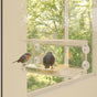 Window Bird Feeders 2 pcs Acrylic 30x12x15 cm