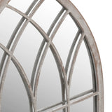 Garden Mirror Sand 70x30 cm Iron for Outdoor Use - 45-Degree Angle