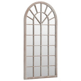 Garden Mirror Sand 90x45 cm Iron for Outdoor Use
