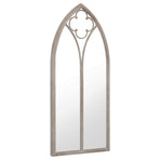 Garden Mirror Sand 100x45 cm Iron for Outdoor Use