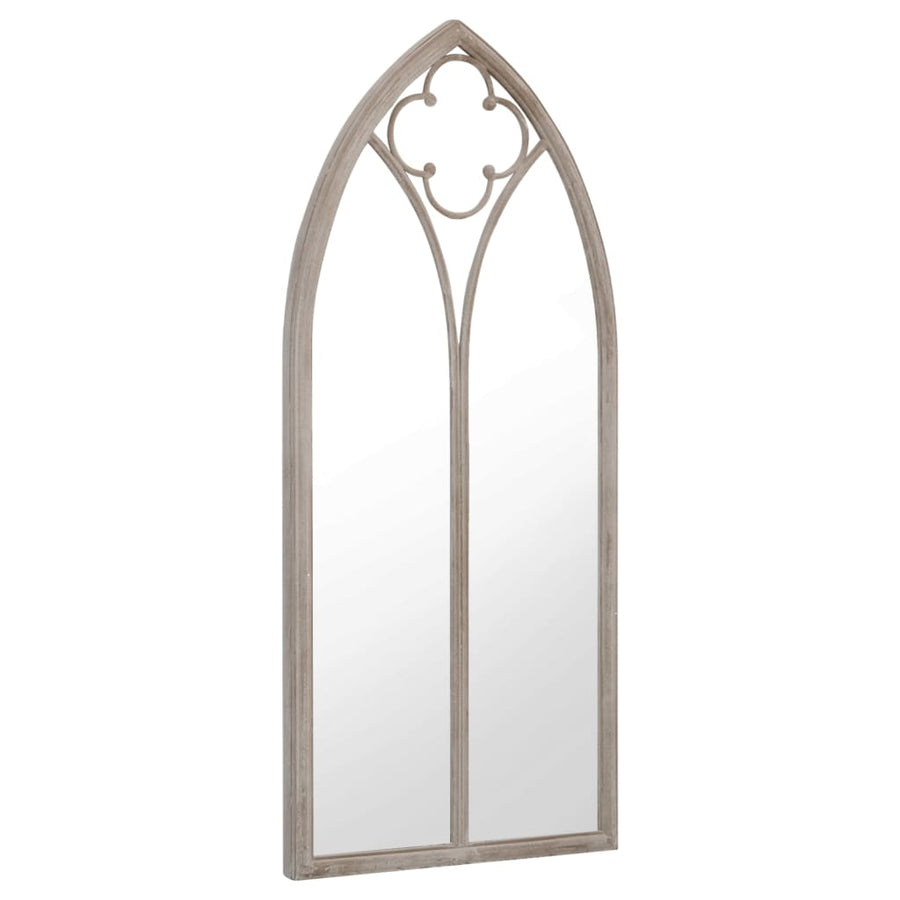 Garden Mirror Sand 100x45 cm Iron for Outdoor Use