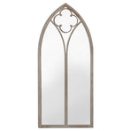 Garden Mirror Sand 100x45 cm Iron for Outdoor Use