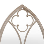 Garden Mirror Sand 100x45 cm Iron for Outdoor Use