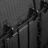 Garden Storage Box 270L Black PP Rattan