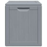 Garden Storage Box 90L Grey PP Wood Look