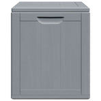 Garden Storage Box 90L Grey PP Wood Look