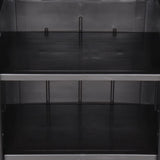 Garden Storage Cabinet Black 65x45x172 cm PP Rattan