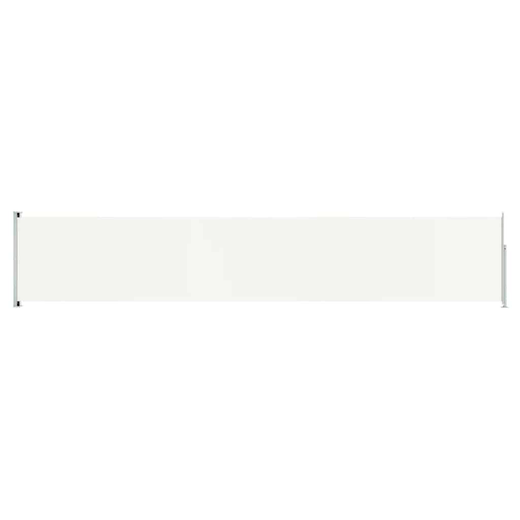 Patio Retractable Side Awning 117x600 cm Cream