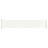 Patio Retractable Side Awning 117x600 cm Cream