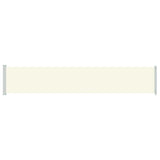 Patio Retractable Side Awning 117x600 cm Cream