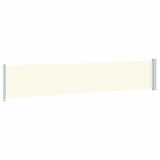 Patio Retractable Side Awning 117x600 cm Cream