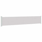Patio Retractable Side Awning 117x614 cm Grey
