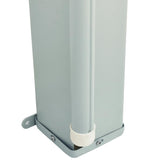 Patio Retractable Side Awning 117x600 cm Grey - 45-Degree Angle