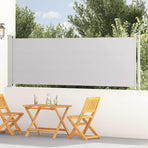 Patio Retractable Side Awning 117x614 cm Grey