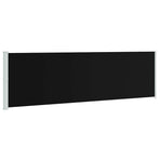 Patio Retractable Side Awning 180x614 cm Black