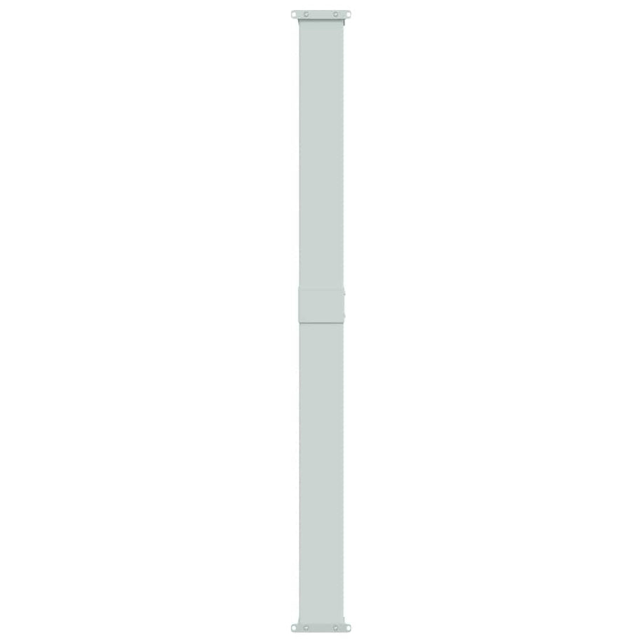 Patio Retractable Side Awning 180x614 cm Black