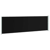 Patio Retractable Side Awning 180x600 cm Black