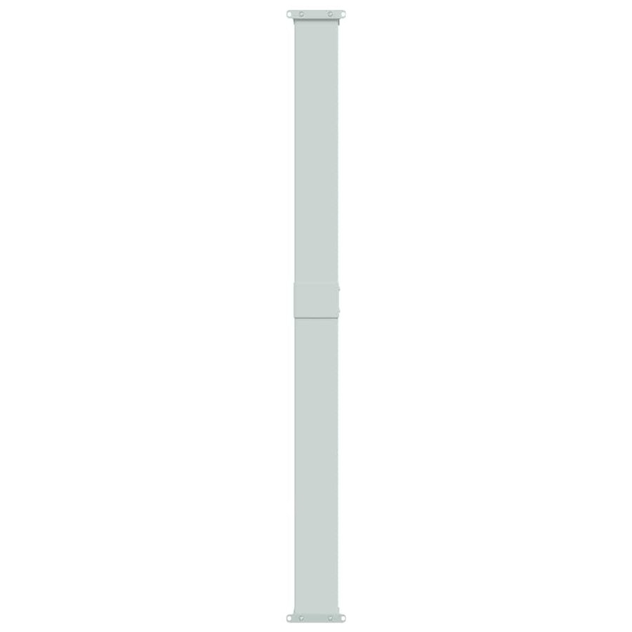 Patio Retractable Side Awning 180x614 cm Grey