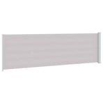 Patio Retractable Side Awning 180x614 cm Grey