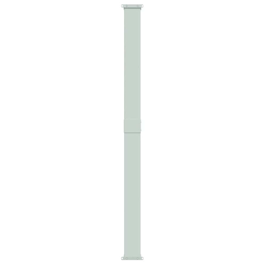 Patio Retractable Side Awning 200x614 cm Black