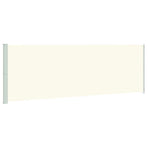 Patio Retractable Side Awning 200x614 cm Cream