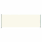 Patio Retractable Side Awning 200x614 cm Cream