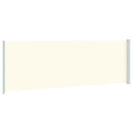 Patio Retractable Side Awning 200x614 cm Cream