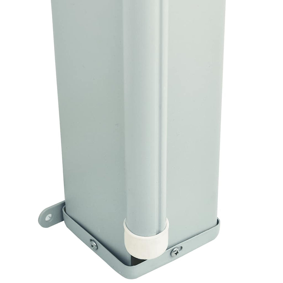 Patio Retractable Side Awning 200x614 cm Cream