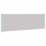 Patio Retractable Side Awning 200x614 cm Grey