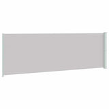 Patio Retractable Side Awning 200x614 cm Grey