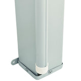 Patio Retractable Side Awning 200x614 cm Grey