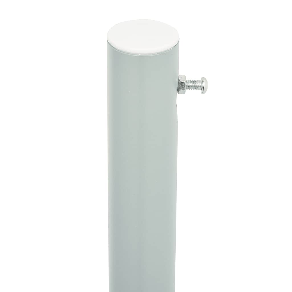 Patio Retractable Side Awning 200x614 cm Grey