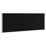 Patio Retractable Side Awning 220x600 cm Black