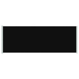 Patio Retractable Side Awning 220x600 cm Black