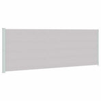 Patio Retractable Side Awning 220x614 cm Grey
