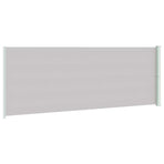 Patio Retractable Side Awning 220x614 cm Grey