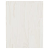 Bedside Cabinets 2 pcs White 35.5x33.5x41.5 cm Solid Pinewood