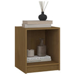 Bedside Cabinets 2 pcs Honey Brown 35.5x33.5x41.5 cm