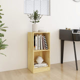 Side Cabinet 35.5x33.5x76 cm Solid Pinewood - Side View