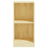 Side Cabinet 35.5x33.5x76 cm Solid Pinewood - 45-Degree Angle
