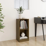 Side Cabinet Honey Brown 35.5x33.5x76 cm Solid Pinewood - Side View