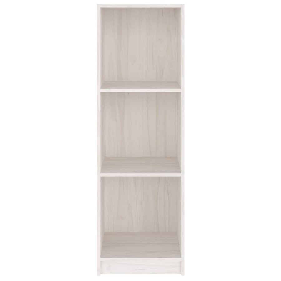 Book Cabinet/Room Divider White 36x33x110 cm Solid Pinewood