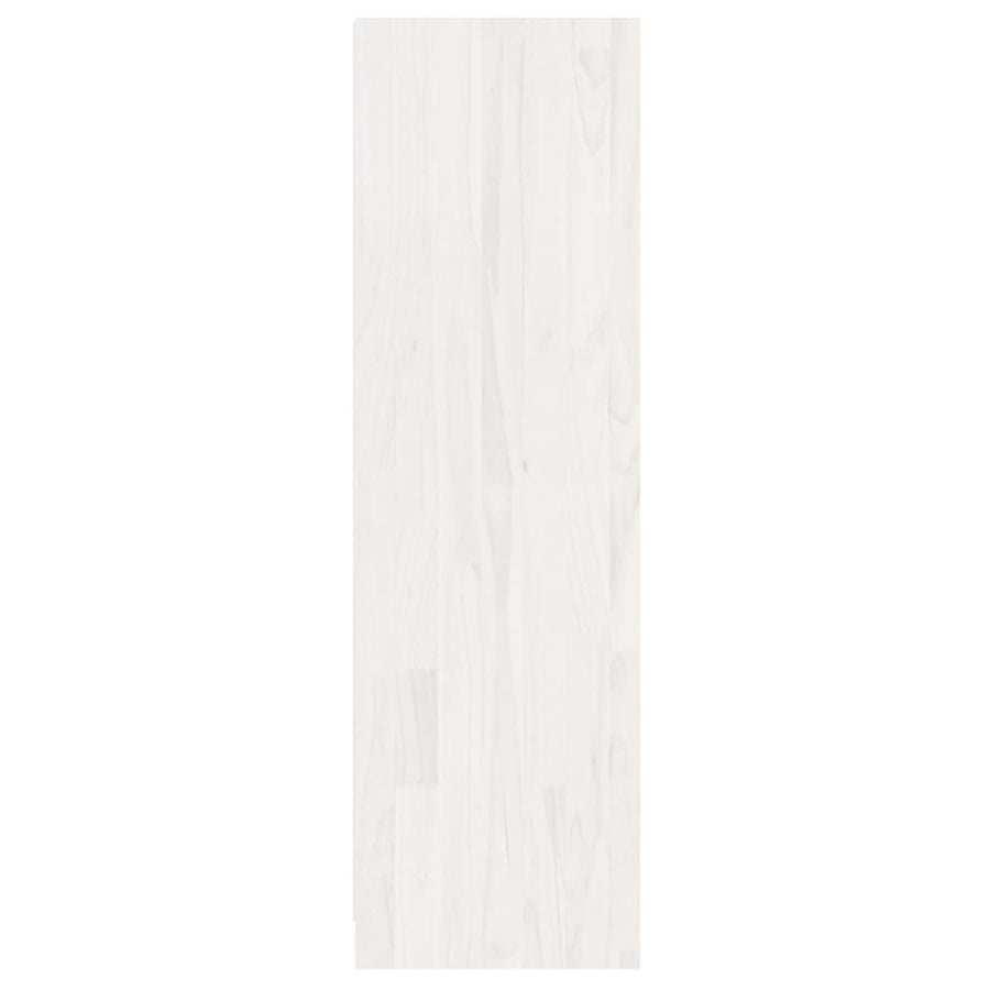 Book Cabinet/Room Divider White 36x33x110 cm Solid Pinewood