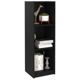 Book Cabinet/Room Divider Black 36x33x110 cm Solid Pinewood - Top-Down View